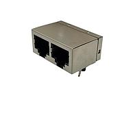 Adam Tech MTJG-2-88GX1-FSG ຕູ້ຕໍ່ຕໍ່ມົດູລາ / ຕູ້ຕໍ່ຕໍ່ Ethernet CONNECTOR, MODULAR JACK, GANGED