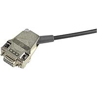HARTING 09670090335 D-Sub Backshells D SUB 9P ທາງເຂົ້າດ້ານ MET HOOD