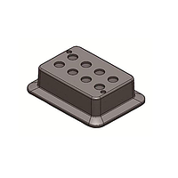 DLAB 18900452 ຕັນຄວາມຮ້ອນ (5mL tubes; 8 holes; gray)