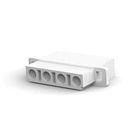 AMP Connectors - TE Connectivity 925074 ຕູ້ແບບຖົງແລະປະຕູສົດ 4P MNL SOCKET HSG NAT