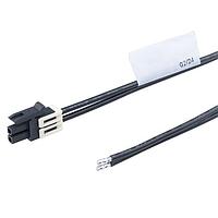 Molex 226263-1022 ການປະກອບສາຍສະແຕນ Micro-Fit+ F-to-Pigtail OTS Cbl Asmy DR 150mm lgt Tin Plt 2 Ckts Black