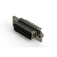 EDAC 627-M15-222-BN2 ຕົວເຊື່ອມ D-Sub - ຕົວເຊື່ອມ D-Sub ຄວາມໜາ້ຄວາມຖືກມາດຕະຖານ ແບບຕັ້ງຕົວແບບຕັດກະເປົາ