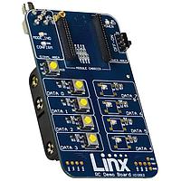 Linx Technologies - TE Connectivity MDEV-DEMO-RC-B ຊຸດພັດທະນາຄຸ້ມຄອງລະບົບສົ່ງຮັບ RF, ແຜງທົດລອງ B