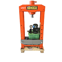 KOCU DMY-150T ກົດໄຮໂດຼລິກໄຟຟ້າທີ່ມີເຄື່ອງວັດແທກ 150 ໂຕນ