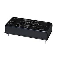 CUI Inc PRC40-24-D12 ອິສເອລເຕດ dc-dc, ອິສເອລເຕດ, 40 W, 9 - 36 Vdc ອິນພຸດ, +/-12 Vdc, +/-1.66 A, ອອດພຸດທີ່ຄວບຄຸມເທົ່າຫນຶ່ງ, DIP