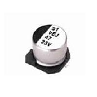 Lelon VE-221M1HTR-1010 ຄອງຊາດອະລູມິນຽມອິເລັກໂຕລິຕິກ SMD 50 ໂວລ໌ 220uF 20% 10x10