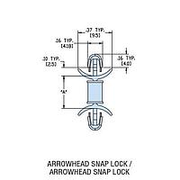 Heyco 10206 ການສະຫນັບສະຫນູນ PCB HDLSP4-10 ຜ້ານິວທຳມະຊາດ PCB Support