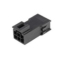 Molex 201444-1106 ຕູ້ປະກອບປລັກ NANO-FIT PLUG HSG DR 6CKT BLK
