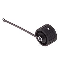 Amphenol Tuchel C01600U0000211 ອຸປະກອນປົກປ້ອງຝາປົກປ້ອງສໍາລັບປະຕູຊາຍ, ຂະໜາດເປັນເລກ 1, ມີສາຍຜູກ