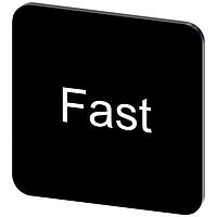 SIEMENS 3SU19000AF160EE0 ປ້າຍປະກັບ, ປ້າຍປະກັບ INSCR. ໄວ, ສີດຳ 22 X 22MM, ໄວ