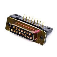 Raychem - TE Connectivity M24308/23-26F ຕົວເຊື່ອມ R/A RCP ASSY 15 POS SER 109