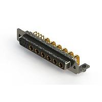 EDAC 630-13W6640-2N3 ຕູ້ຕິດຕໍ່ D-Sub ປະສົມມຸມຂວາ ຕູ້ຕິດຕໍ່ພະລັງງານ Combo D-Sub