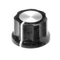 Alcoswitch - TE Connectivity PKES150B1/4 ປຸ່ມຮູບສະກອນມີກະໂປງ FLUTED 1.77" ມີກະໂປງ SWITCH KNOB