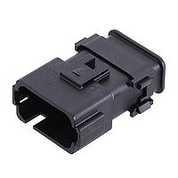 Amphenol SINE Systems AT16-18PE-SR02 ຝາຮັບສະຕູປ 18 ທາງ 18 ຕຳແໜ່ງ, ມີກະແຈ E, ສີດຳ