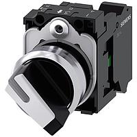 SIEMENS A6X30143162 ສະຫນັບສະຫນູນຫຼາຍທາງ SELECTOR SWITCH. O-I. ສີດຳ. ສີຂາວ