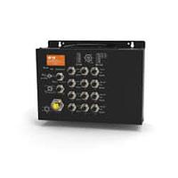AMP Connectors - TE Connectivity 2352901-1 ສະຫນັບສະຫນູນ Managed Ethernet Switches 12p man POE switch 1Gb 24V