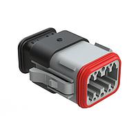 Amphenol SINE Systems AT06-08SA-SRGRY ຂໍ້ມູນການເຊື່ອມຕໍ່ 8 ຂາ ປລັກ ກຸ່ມປຸ່ມ Key Positn A ມີ Strn Rlf