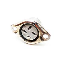 Deltron 630-0300 ປຸ່ມຕໍ່ຕ່າງ SOCKET NICKEL 3 PIN