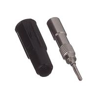 Radiall R921390000 ຕົວແປງ RF - ລະຫວ່າງຊຸດ BANANA / 2MM SERIE ຜູ້ຊາຍ BNA4 ຜູ້ຍິງ STR BL-D4 ສີດຳ