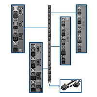 Tripp Lite PDU3V602D354A PDU - ອຸປະກອນການຈັດຈໍາໜ່າຍພະລັງງານ Tripp Lite PDU 3-Phase Vertical Strip ATS 208V 17.3kW 42 C13; 12 C19 0URM