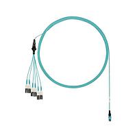 Panduit FZTRP8NUHSNF073 ສາຍເສັ້ນແຟບເອັດ Fiber Optic Cable Assemblies OM4 12-fiber round harness cable, plenum
