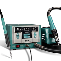 CXG Tools CXG-862-245 ສະຖານີຖອດລະຫັດປືນຮ້ອນອາກາດຮ້ອນສະແດງຜົນດິຈິຕອລ (245 Heater/1620W, 100–500°C)