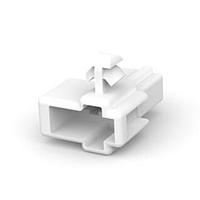 AMP Connectors - TE Connectivity 172383-1 ຝາກອຸປະກອນ Receptacle CAP HOUSING 2P NAT