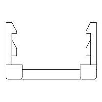 Kycon SRX09-BLK ການບັງຄັບແຮງ Strain Relief SR RLF 9 POS BLK