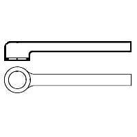 AMP Connectors - TE Connectivity 222F211-51/164-0 ປຸ່ມປົກກັນ, ຮູບວົງມົນ, 90 ອົງສາ 222F211-51/164-0