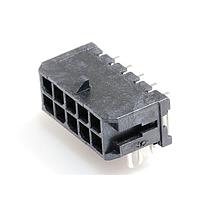 Molex 43045-1023 ຊຣູດ Microfit 3.0 RA PTH clip 30Au DR 10Ckt