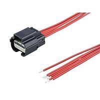 Molex 226461-1062 ການປະກອບສາຍເຄື່ອງ OTS MX64 ຜູ້ຍິງ-ເປັນສາຍພັກ OTS Cable ASSY 1R 150mm ການຄຸມຄອງດ້ວຍການຊຸດດ້ານເຫຼັກ 6 CKTS ສີດໍາ