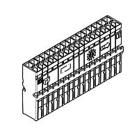 AMP Connectors - TE Connectivity 1326227-1 ກອງຢູ່ຂອງຕໍ່ຕ່າງ 32WAY LAC RECEPT CARRIER H