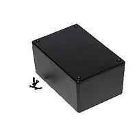 Hammond Manufacturing 1591XXTBK ກອງປ້ອງກັນເພີງ Flame Retardant ABS 4.8x3.2x2.2" ສີດຳ