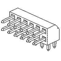Molex 87760-4046 Pin Strip Mgrid Hdr D.R. RA .3 .R. RA .38AuLF 40Ckt
