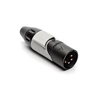 Amphenol Audio AX4MB8M-AU ຕົວເຊື່ອມຕໍ່ 4P PIN M PLUG BLKGLD W GRY MRK SLV
