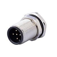 Same Sky (formerly CUI Devices) CDM1209-08A-MP-F12-67 ຕົວຕິດພາແນວ M12 ຊາຍຊິ້ນ, ປະເພດ PCB, ຕິດຕັ້ງດ້ານໜ້າ M12*1.0?ACode 8PIN, ນຸ່ມທອງອລລອຍ