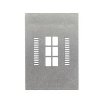 Chip Quik IPC0116-S ປຸ່ມຊ່ອງແລະຕົວແປງ HSOP-30 ແບບສແຕນເລດສຕີນເລດ Stencil