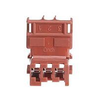 Molex 98936-1039 ຮູບຮອບ CSP5 Rcpt Hsg ມີກັບ / ກັບ ສີນ້ຳຕານ PA6/6 3Ckt