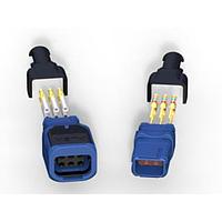 DEUTSCH - TE Connectivity YD369-HP99-NS10000 ຕົວເຊື່ອມມີລສະປິກຮູບສະເໜີສີ່ແກ້ວ 369 HARSH 9 WAY PLUG CRIMP, SKT