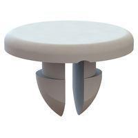 Essentra Components 27PIF0068 ອຸປະກອນກົດເຂົ້າ Push-In, ຮູ .290, ຄວາມຫນາຂອງແຜ່ນ .140