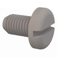 Essentra Components 012528P043 ກຸມສະຫງວນຫຼັກສະຫງວນປານ, ກຸມສະຫງວນປານ Slotted, 1/4-28 Thread, 7/16 Lg