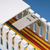 Panduit FWR-C ອຸປະກອນຢືນຢັນສາຍສະເໜີ/ອຸປະກອນປ້ອງປ້ອງປ້າຍເຊື່ອມ RETAINER TYPE F PVC 1.5 - 4