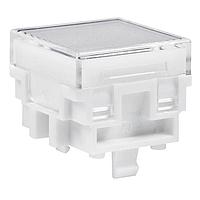 NKK Switches AT477JB ປຸ່ມ LB SQ CLEAR/WHITE