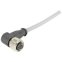 HARTING 21348487484050 ເສັ້ນສາຍເຊນເຊີ / ເສັ້ນສາຍອັກຕູເວດເຕີ M12-A 4PIN M/F ST/RA ສອງທ້າຍ 5.0M PVC