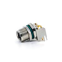 Amphenol LTW M8AS-03PFFR-SF8001 ຕົວເຊື່ອມຕໍ່ມິດຕຣິກຮູບວົງກົງ M8 ມີມຸມມີການນຳທາງ, ເຫຼັ້ມເຫຼັ້ມ, 3A, 03 ໝຸ່ມກົງ, ຕົວເຊື່ອມຜູ້ຍິງ, ຕິດຕໍ່ຜູ້ຍິງ, ເຮັກຊາໂກນ, ການດັບສະບັບດ້ວຍການສະກຣູ, PCB 90 , ຕົວຮັບ, ການຢືນຢັນດ້ານໜ້າ, IP68 ບໍ່ໄດ້ຕິດກັນ