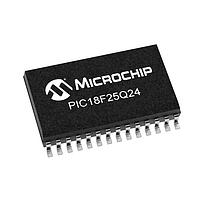 Microchip Technology PIC18F25Q24T-I/SO ມາຄຣອຄຄອນໂຕເລີ 32KB Flash, 2KB RAM, 512bytes EEPROM, MVIO, 10b ADC2, 8b DAC, ACP, Comp, PWM,