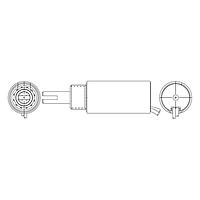 Ledex 195205-132 ກົດທູບູລາ STA Tubular 3/4" x 1-1/2" Push FF w/o AR Flat