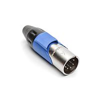 Amphenol Audio AX5M6M ຕົວເຊື່ອມສາຍສະເພາະ 5P PIN M PLUG BLUE MARK SLEEVE