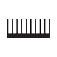 Wakefield Thermal 125415 ການຕັດຕິດຕາມຄວາມຍາວ Flatback Extrusion, 12", 6.50", Flatback Heat Sink 6664 xx4509
