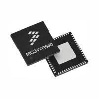 NXP MC34VR500V4ESR2 ຕົວຄວບຄຸມ DC/DC, Buck, ສີ່ທາງອອກພວມດ້ວຍກຳລັງອອກສູງສຸດ 4.5A ແລະ LDO ທີ່ຜູ້ໃຊ້ສາມາດຕັ້ງໂປຣແກຣມໄດ້ 3 ຕົວ, QFN 56
